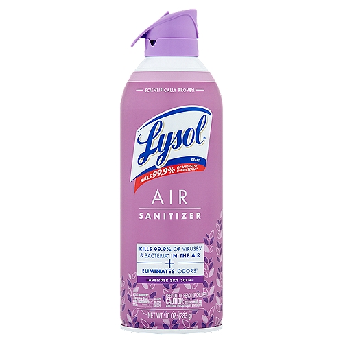 Lysol Lavender Sky Scent Air Sanitizer, 10 oz