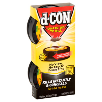 d-CON No View, No Touch Mouse Trap, 2 count