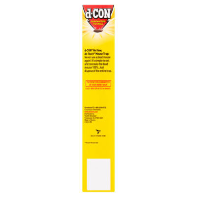 d-CON No View, No Touch Covered Mouse Trap, 2 Traps