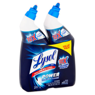 Lysol toilet bowl store cleaner power