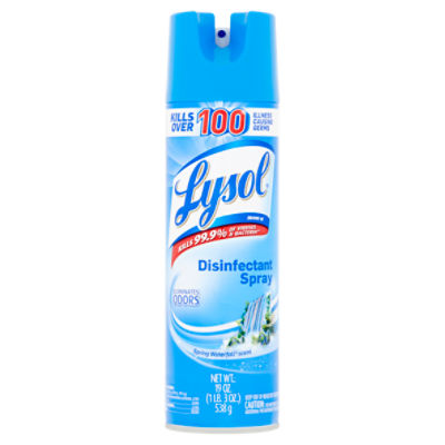 Lysol Spring Waterfall Scent Disinfectant Spray 19 Oz Shoprite 0589