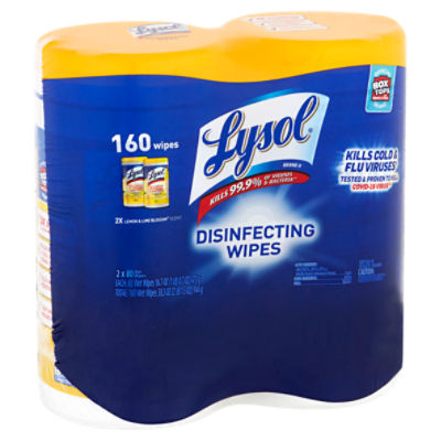 Lysol Disinfecting Wipes Lemon & Lime Blossom