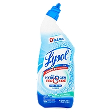 Lysol Toilet Bowl Cleaner with Hydrogen Peroxide, Cool Spring Breeze Scent, 24 Fluid ounce