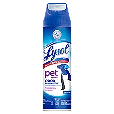 Lysol Pet Solutions Fresh Scent Odor Eliminator Disinfectant Spray, 15 oz