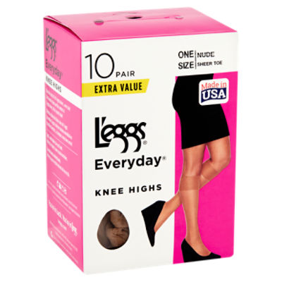 Leggs sheer 2024 energy knee highs