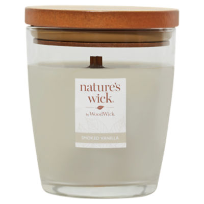 Nature's Wick by Wood Wick Smoked Vanilla Candle