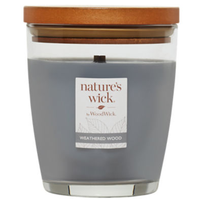 Nature's Wick by Wood Wick Weathered Wood Candle