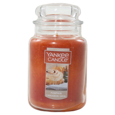 Yankee Candle Pumpkin Cinnamon Swirl Candle, 22 oz