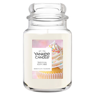 Yankee Candle Vanilla Cupcake Candle, 22 oz