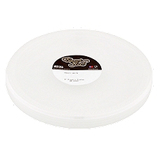 Elegant Touch Frosty White 9'' Plastic Plates, 20 count