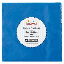 Brava! 2 Ply Lunch Napkins, 40 count