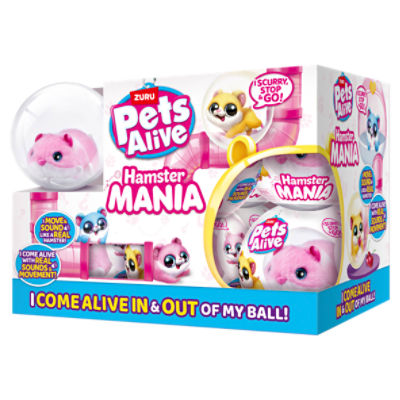 Zuru Pets Alive Hamster Mania Toy, 3+