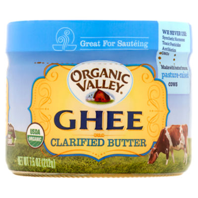 Organic Valley Clarified Butter Ghee, 7.5 oz