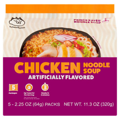 Prince Katsu Chicken Noodle Soup, 2.25 oz, 5 count