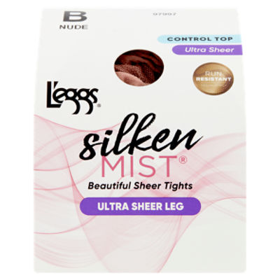 L'eggs Women's Silken Mist Sheer Control Top Pantyhose, 1 pair 