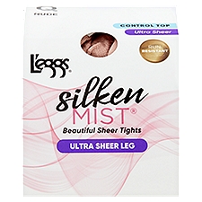 L'eggs Silken Mist Nude Ultra Sheer Leg Beautiful Sheer Tights, Size Q, 1 pair