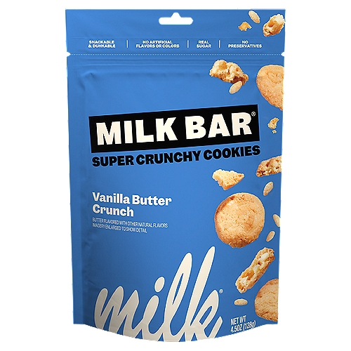 Milk Bar Crunchies Vanilla Butter Crunch Cookies, 4.5 oz