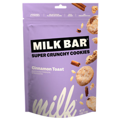 Milk Bar Cinnamon Toast Super Crunchy Cookies, 4.5 oz