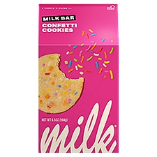 Milk Bar Milk Confetti Cookies, 4 count, 2 pack, 6.5 oz