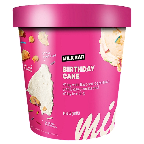 Milk Bar Birthday Cake Ice Cream, 14 fl oz