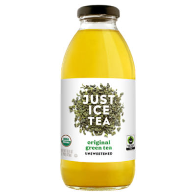 Just Ice Tea Unsweetened Original Green Tea, 16 fl oz, 16 Fluid ounce