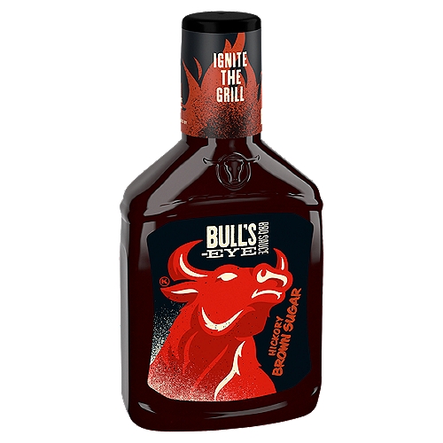 Bull's-Eye Hickory Brown Sugar BBQ Sauce
This is Bull's-Eye BBQ Sauce
A big, bold brew, with a never-too-sweet scoop of brown sugar.