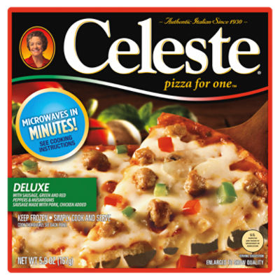 Celeste Pizza for One Deluxe Pizza, 5.9 oz, 5.9 Ounce