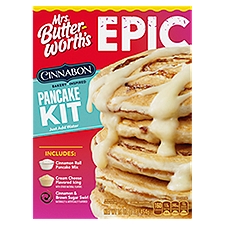 Mrs. Butterworth's Epic Cinnabon Bakery inspired Pancake Kit, 16 oz., 16 Ounce