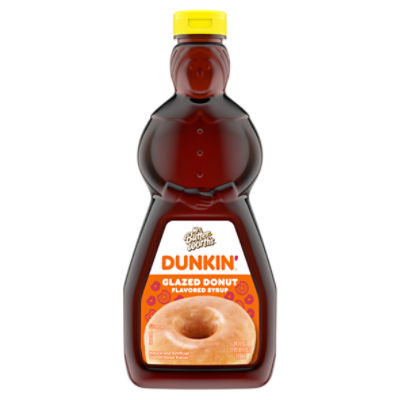 Mrs. Butterworth's Dunkin' Glazed Donut Flavored Pancake Syrup Breakfast Topping, 24 oz., 24 Fluid ounce
