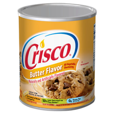 Crisco Butter Flavor All Vegetable Shortening, 48 oz. (Pack