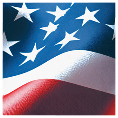 Say Hooray! Freedom Flag Lunch Napkins, 16 Count