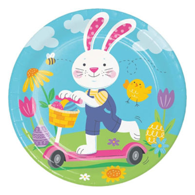 Eggscellent Easter 9 Inch Party Plate, 8 Count
