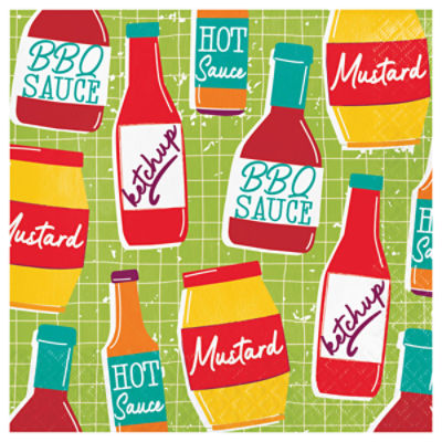 Backyard Bash Paper Lunch Napkins, 16 Count