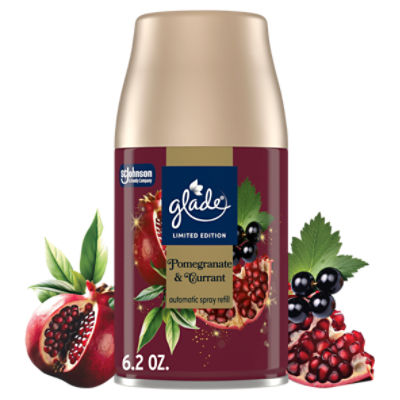 Glade Pomegranate & Currant Automatic Spray Refill Limited Edition, 6.2 oz