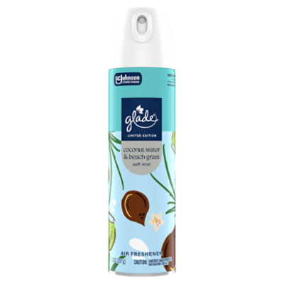 Glade Coconut Water & Beach Grass Soft Mist Air Freshener Limited Edition, 7.3 oz