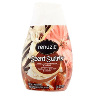 Renuzit Scent Swirls Vanilla, Apricot Blossom & Almond, Gel Air