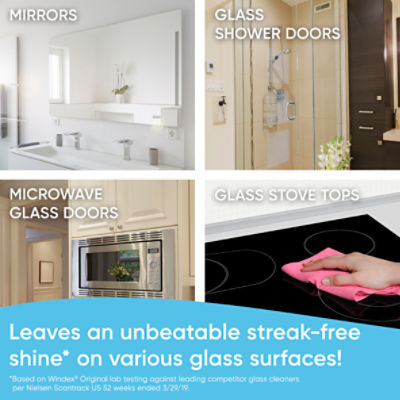 Windex Original Glass Wipes Pre Moistened Streak Free Shine