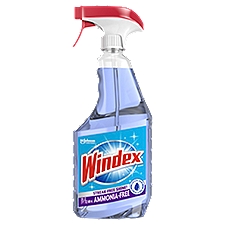 Windex® Ammonia-Free Glass Cleaner, Crystal Rain Scent, Spray Bottle, 23 fl oz, 23 Fluid ounce
