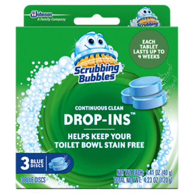 Scrubbing Bubbles Continuous Clean DropIns One Toilet Bowl Cleaner