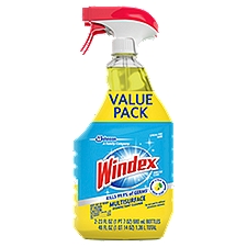 Windex Citrus Fresh Scent Multisurface Disinfectant Cleaner Value Pack, 23 fl oz, 2 count