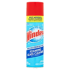 Windex Foaming with Ammonia D, Provides Unbeatable Streak-Free Shine, Glass Cleaner, 19.75 Ounce