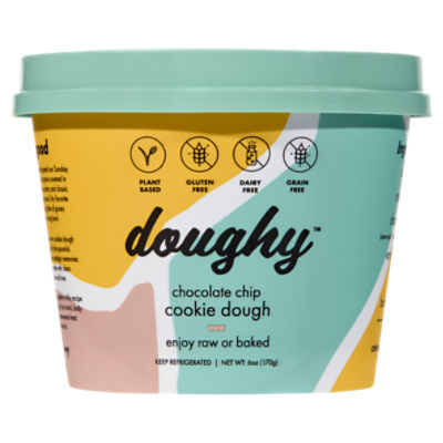Doughy Chocolate Chip Cookie Dough, 6 oz