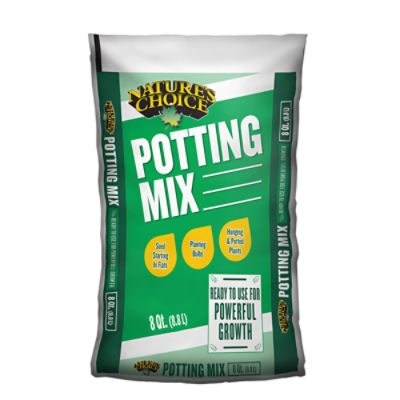 Nature's Choice Potting Mix, 8 Quarts, 256 Fluid ounce