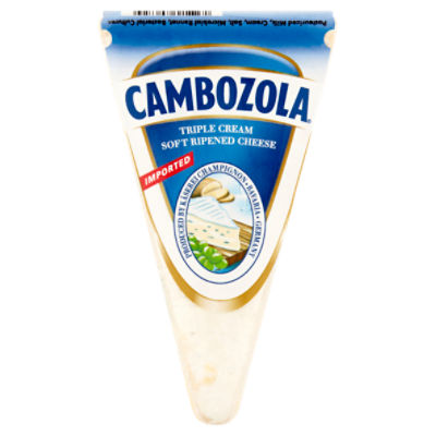 Cambozola Triple Cream Soft Ripened Cheese, 6.25 oz