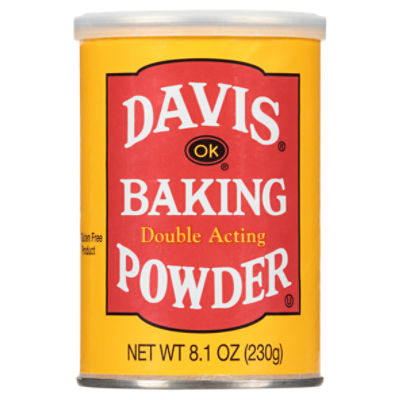 Davis OK Double Acting Baking Powder, 8.1 oz