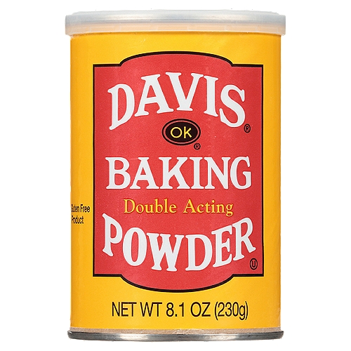 Davis OK Double Acting Baking Powder, 8.1 oz