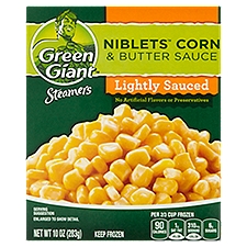 Green Giant Steamers Niblets Corn & Butter Sauce, Lightly Sauced, 10 Ounce
