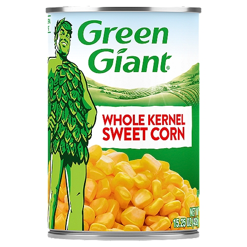 Green Giant Whole Kernel Sweet Corn, 15.25 oz
Non-BPA lining*
*Can lining produced without the intentional addition of BPA.