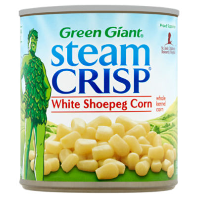 Green Giant Steam Crisp White Shoepeg Whole Kernel Corn, 11 oz