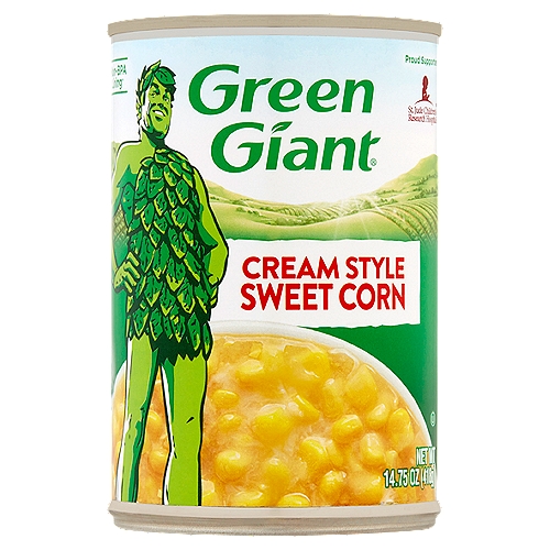Green Giant Cream Style Sweet Corn, 14.75 oz
Non-BPA lining*
*Can lining produced without the intentional addition of BPA.